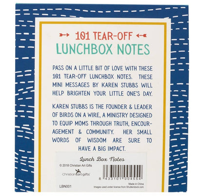 101 Tear off lunchbox inspirational notes