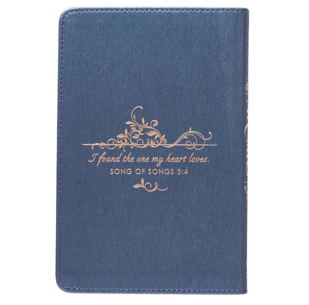 Mr. & Mrs. 366 Devotions for Couples Blue Faux Leather