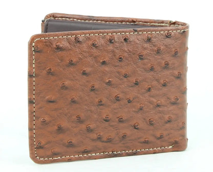 American Bison vegan Concho Bifold w Shotgun Shell Medallion