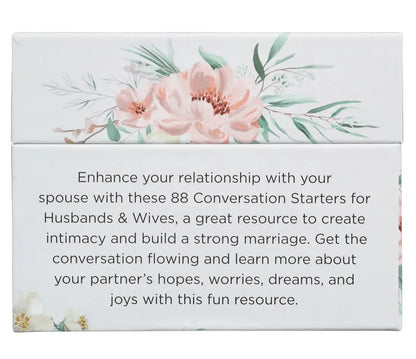 88 Great Conversation Starters for Husband's & Wives