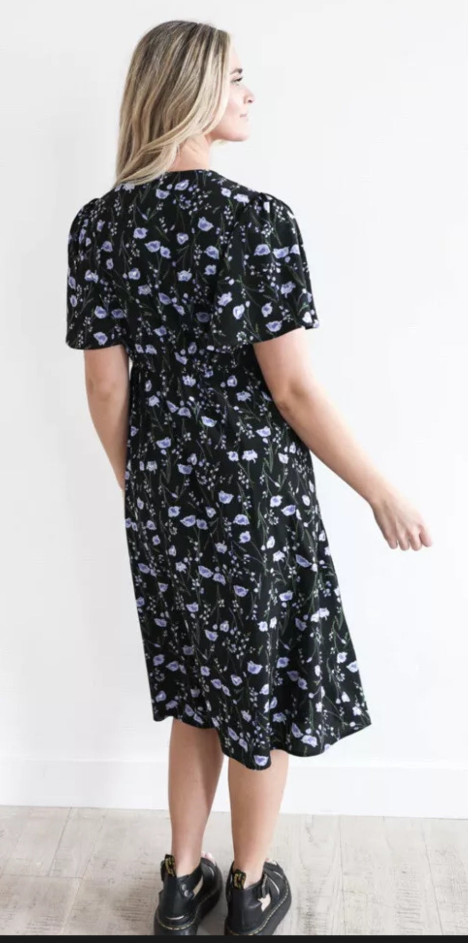 MikaRoseJupiter Water Lilies Dressy Floral Modest  Dresswear