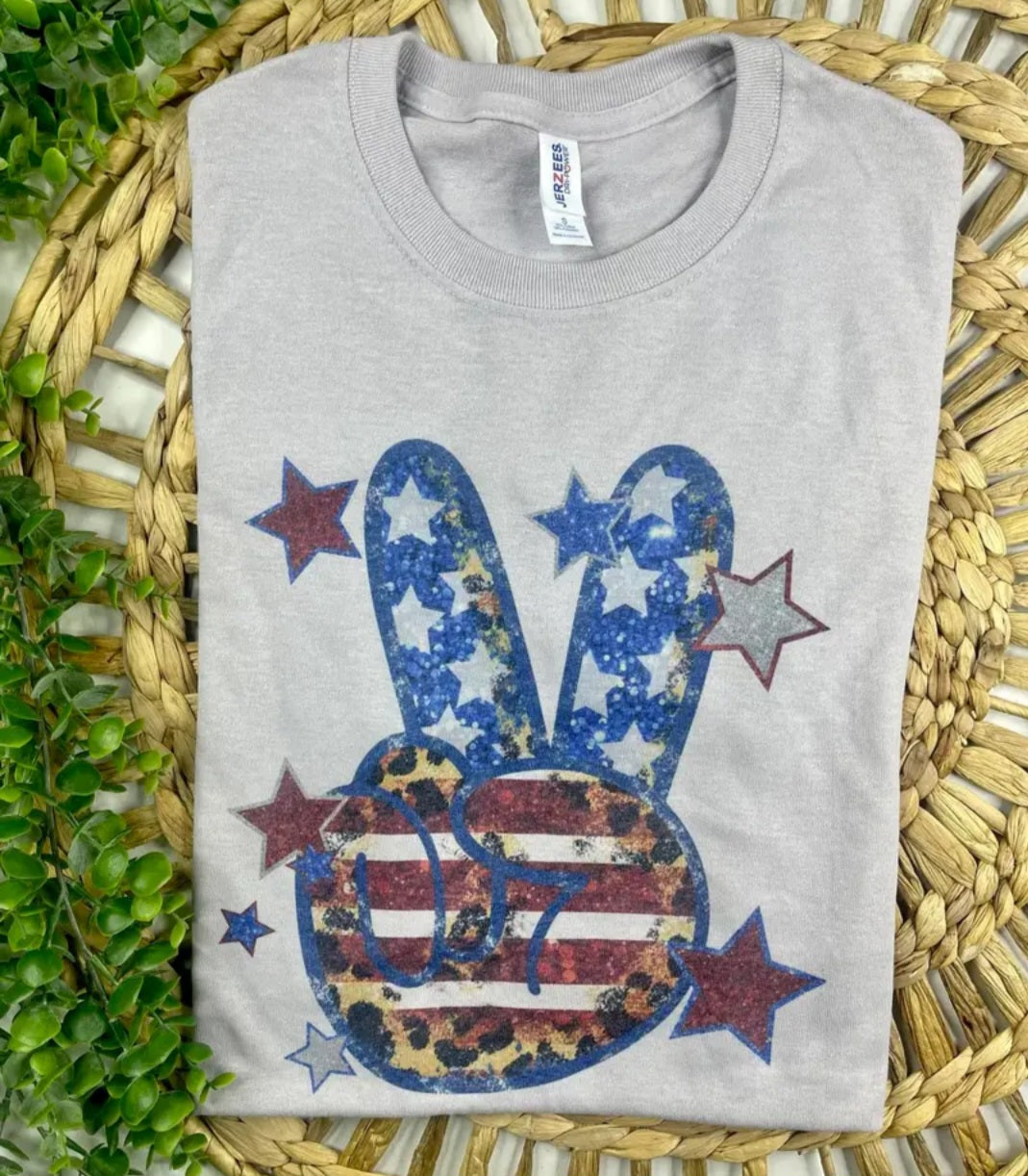 2X Patriotic Peace Tee