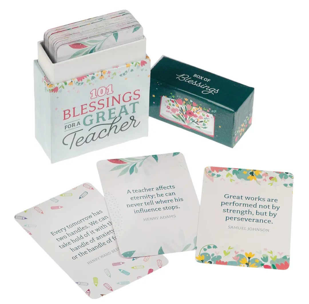 101 Blessings for A Great Teacher Box of Blessings