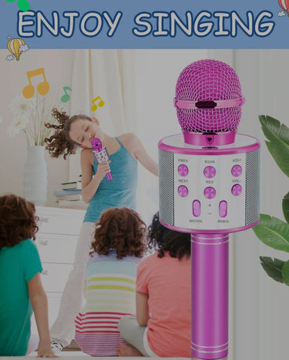 Kids Handheld Wireless Microphone Speaker