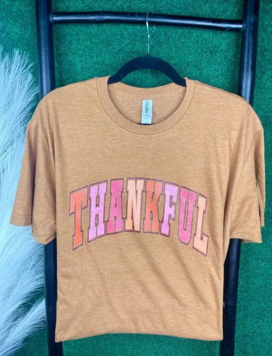 Thankful Colorful DTF Tee