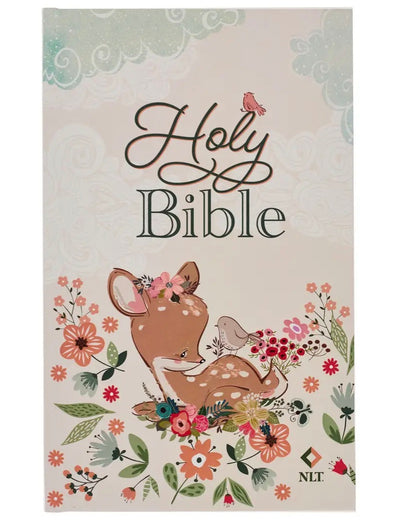 Bible NLT Infant Hardcover Pink