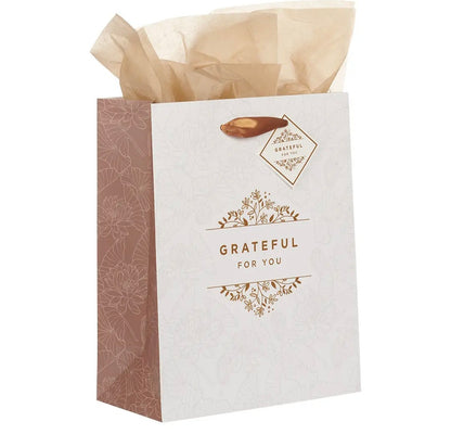 Grateful for You Medium Gift Bag w/ Tissue