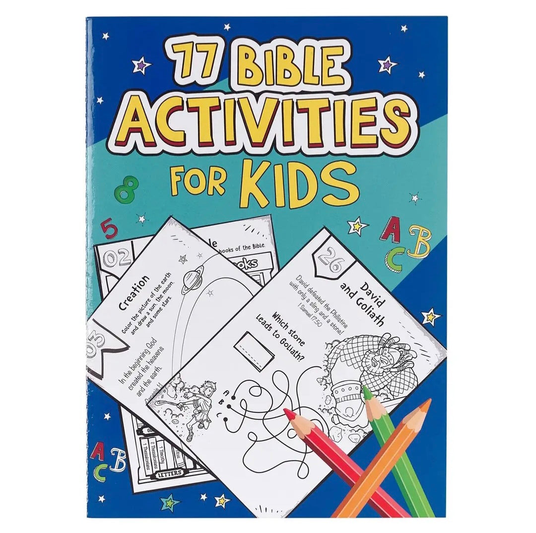 Kids Book 77 Bible Activities Softcover