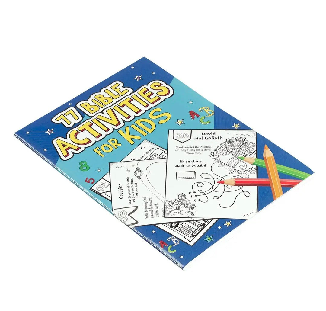 Kids Book 77 Bible Activities Softcover