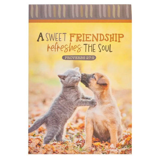 Notepad Fall/Puppy A sweet friendship Prov 27:9