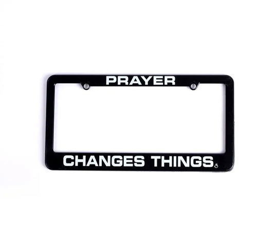 License Plate Cover Prayer Changes Things