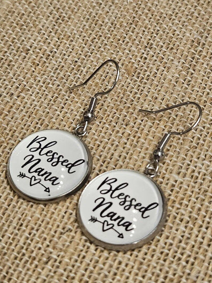 Blessed Mimi Earrings - Handmade, Stainless Steel, Thinking of You Gift