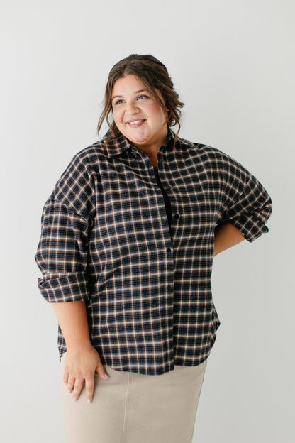 Dakota Fall Plaid Flannel Shacket