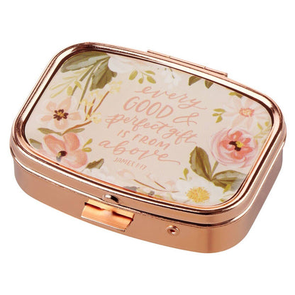 Pill Case Every Good & Perfect Gift James 1::17