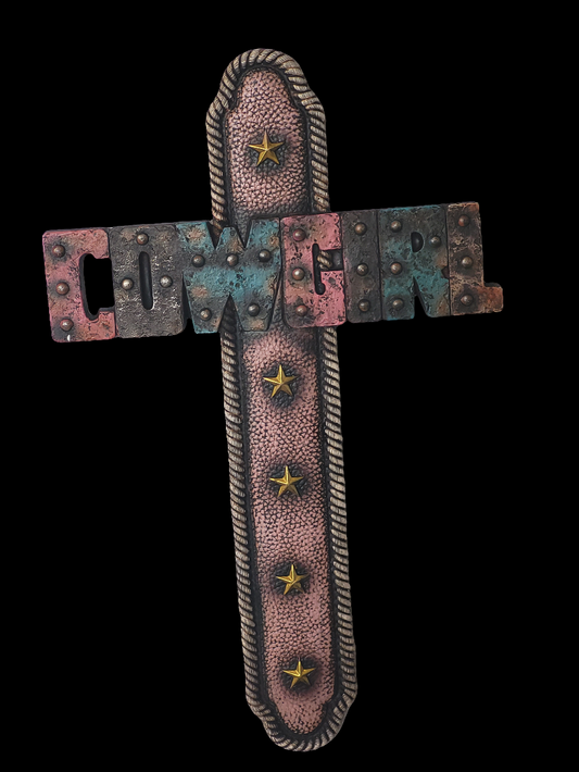 Cowgirl Cross Hanging Decor