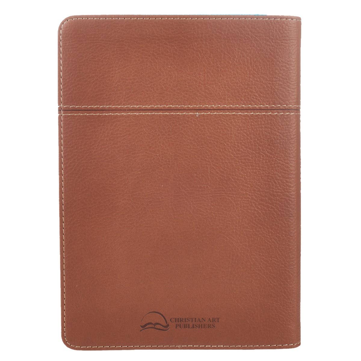 Words of Jesus For Men Saddle Tan Faux Leather Devotional