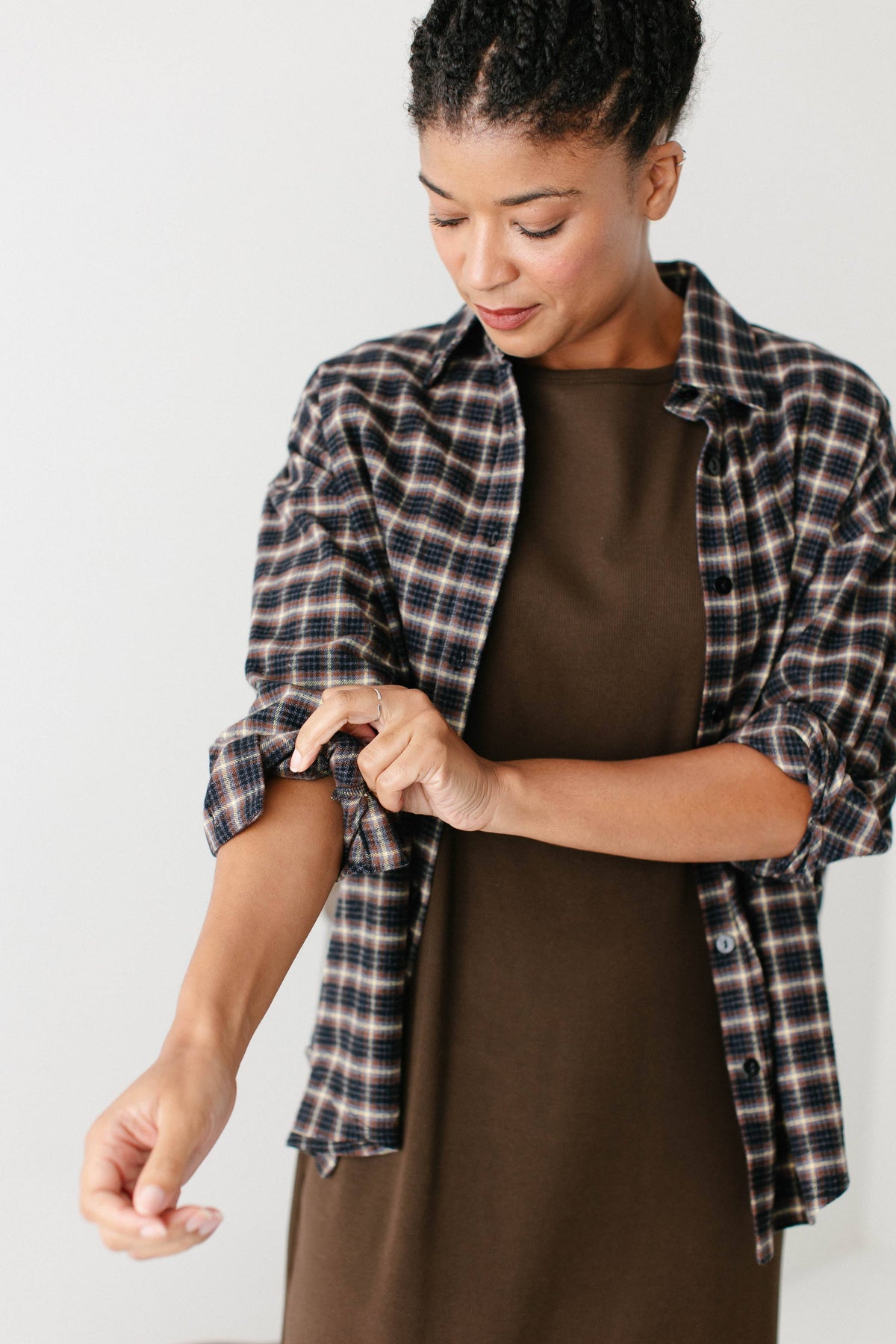 Dakota Fall Plaid Flannel Shacket