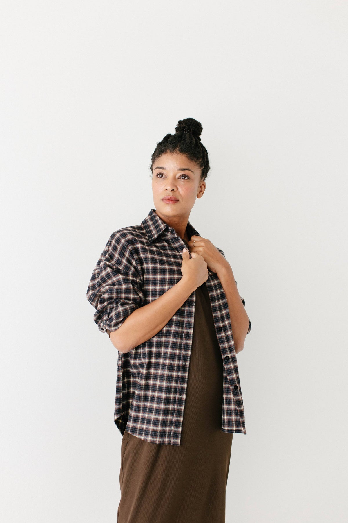 Dakota Fall Plaid Flannel Shacket