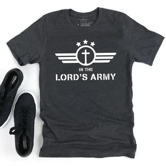 In The Lord's Army Graphic Tee Shirt: L