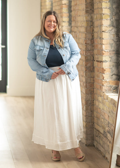 Kalani Cotton Gauze Maxi Skirt