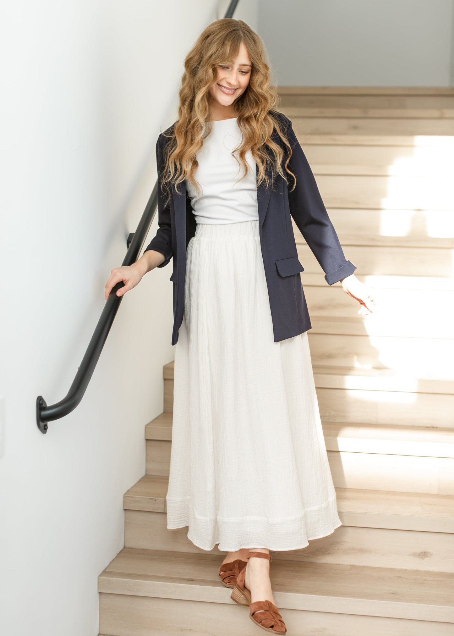 Kalani Cotton Gauze Maxi Skirt