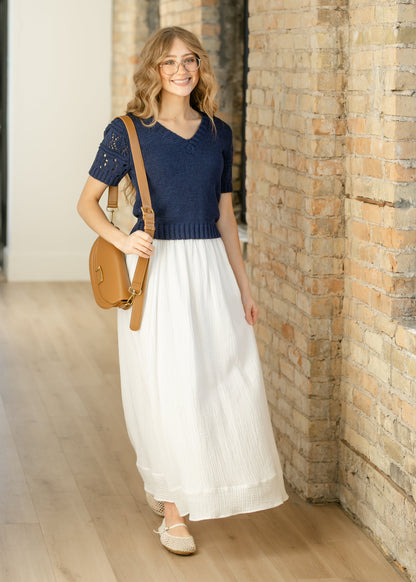 Kalani Cotton Gauze Maxi Skirt