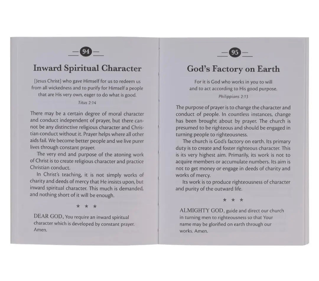 The Power of Prayer Mini Devotional