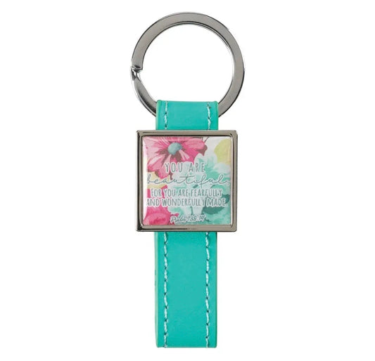 You Are Beautiful Keychain Psalm 139:14