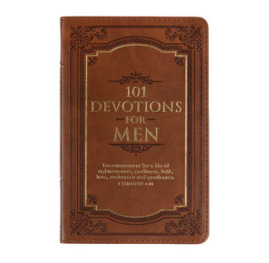 101 Devotions For Men Faux Leather