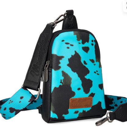 Untitled Sep23_2Wrangler Cow Print Crossbody Sling Chest Bag