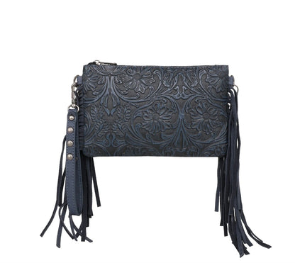Montana West Tooled Collection Clutch/Crossbody