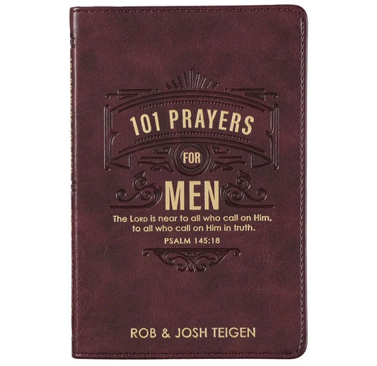 101 Prayers For Men Faux Leather