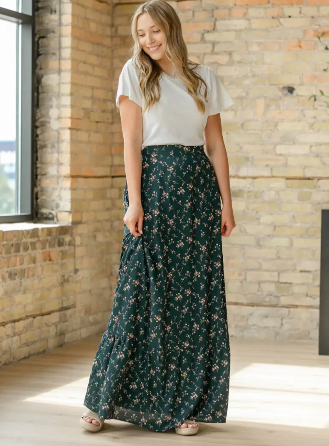 Havyn Lined Maxi Skirt