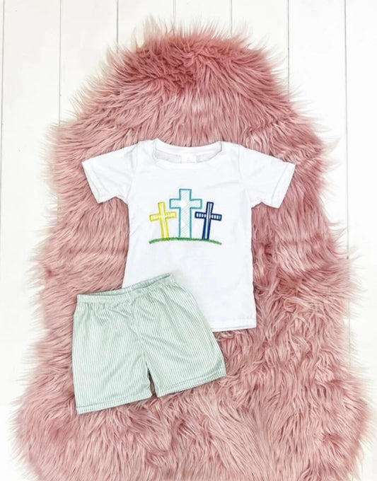 Boys 2pc. Easter Short Set