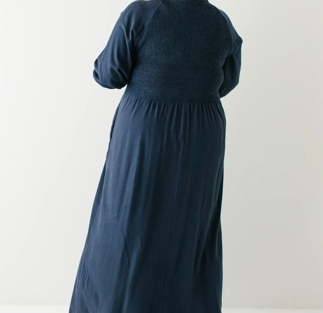 Kenzi' Ruffle Detail Maxi Dress