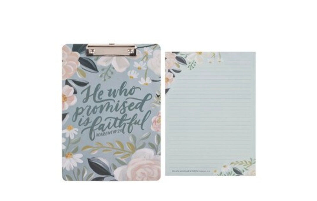 Scriptural Clipboard and Notepad Set
