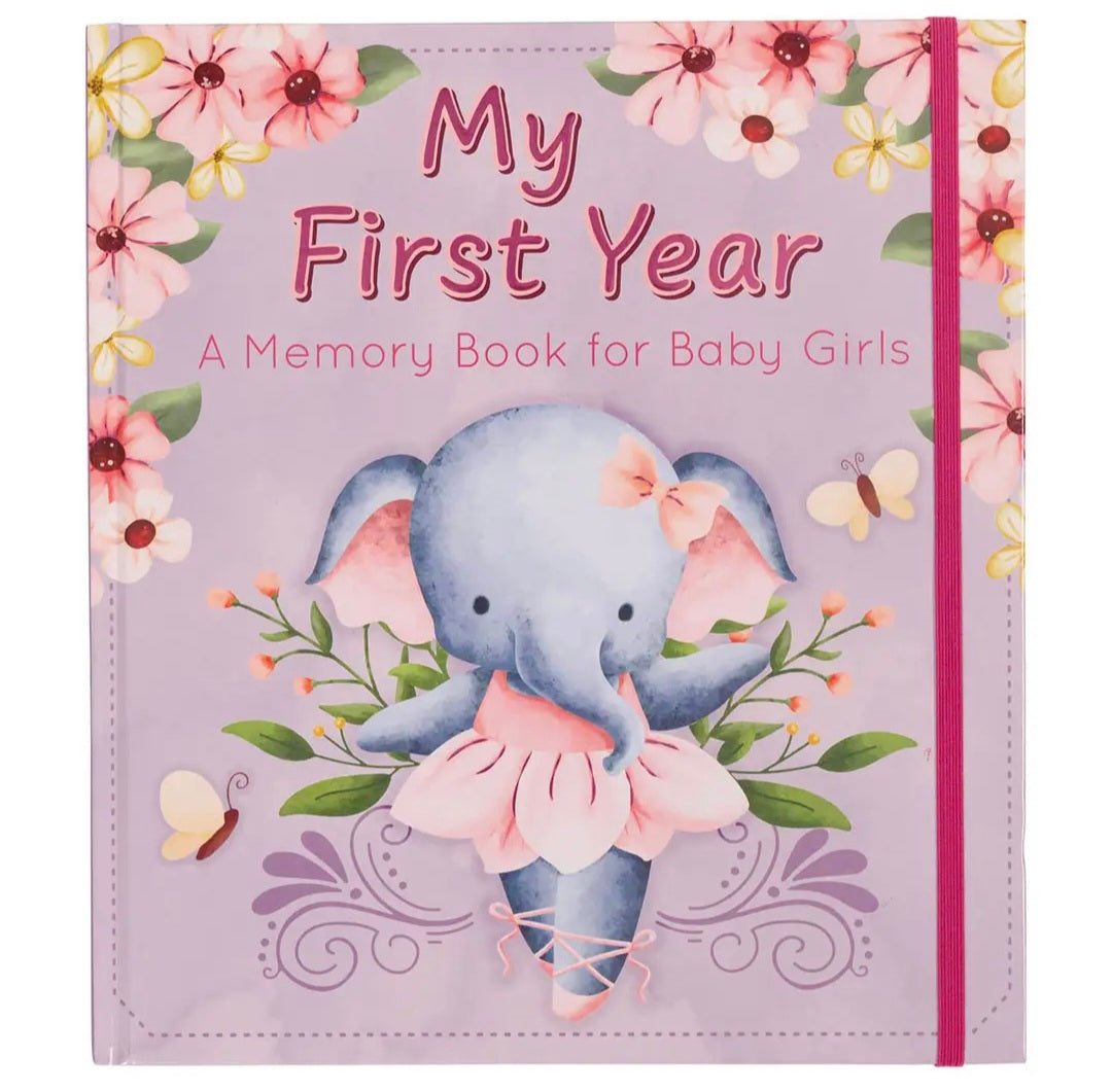 Baby Memory Book for Girls