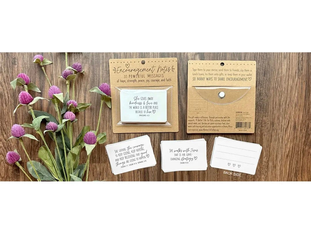 Encouragement Note Inspirational Cards "She Inspires"