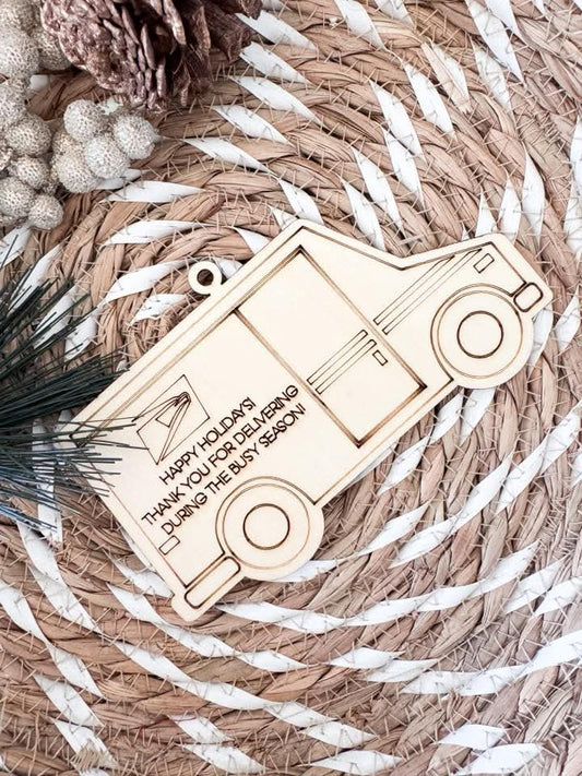 Wooden Laser Engraved Ornaments Unique