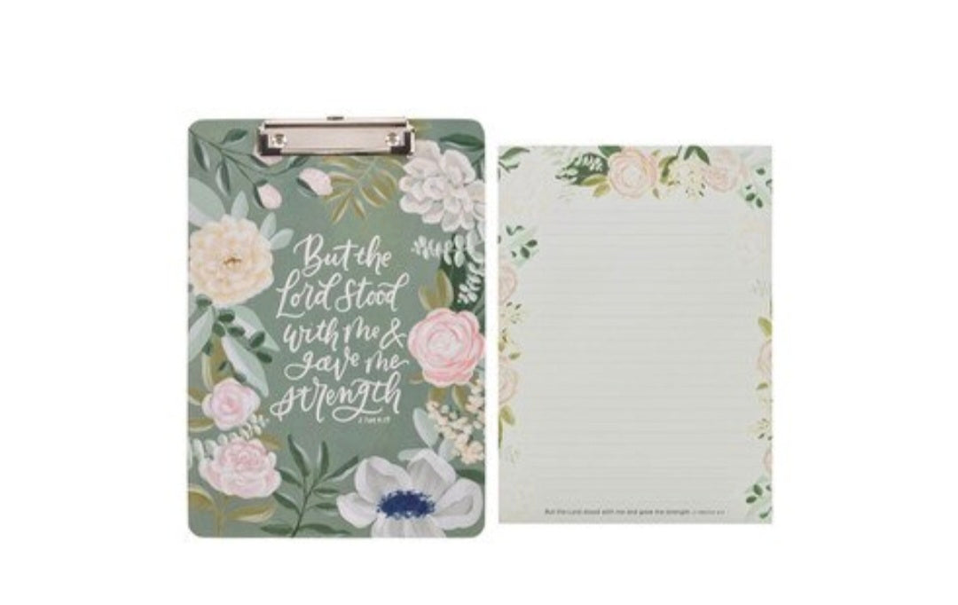 Scriptural Clipboard and Notepad Set