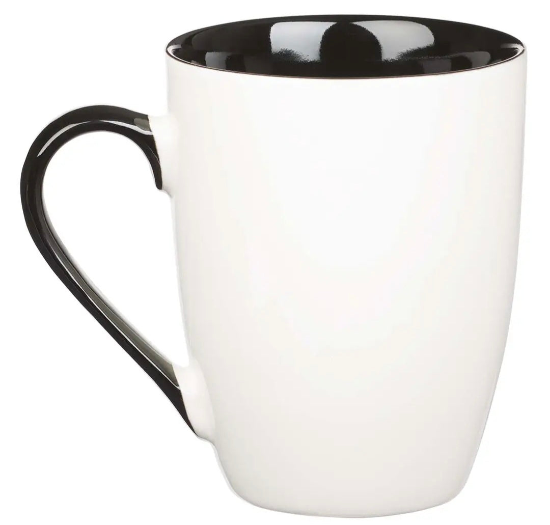 Mug White/Black Nurse Strength & Dignity Proverbs 31:25