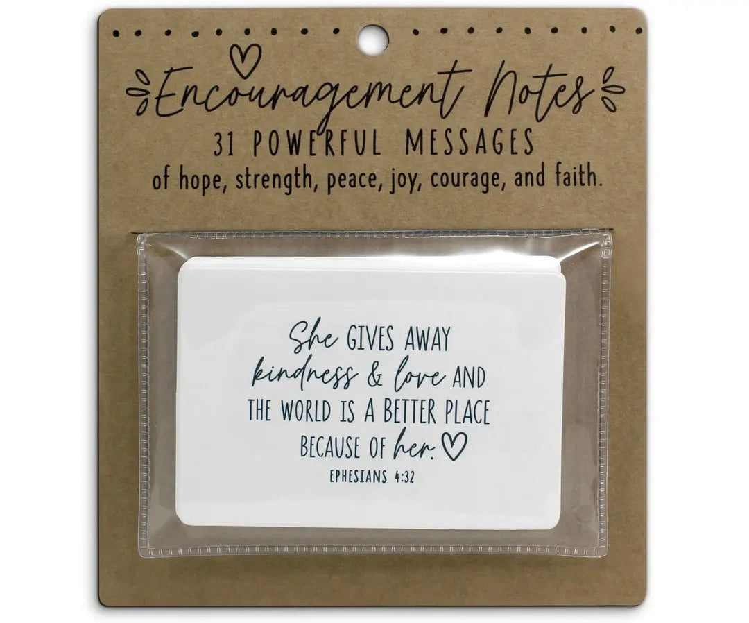 Encouragement Note Inspirational Cards "She Inspires"