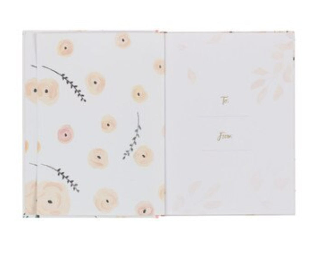 Find Rest Pink Floral Hardcover Devotional