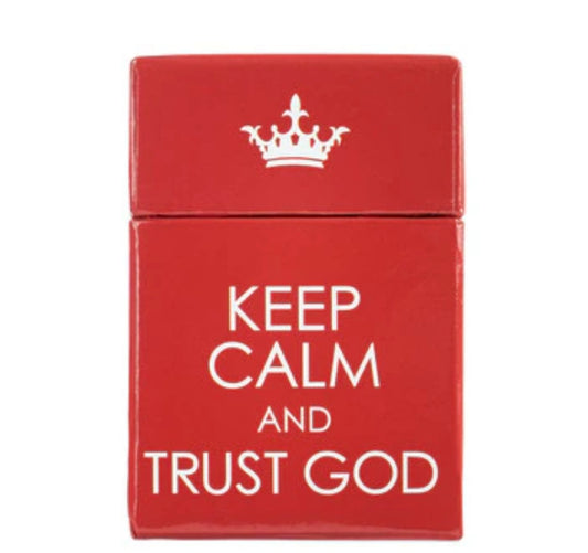 Keep Calm and Trust God Box of Blessings