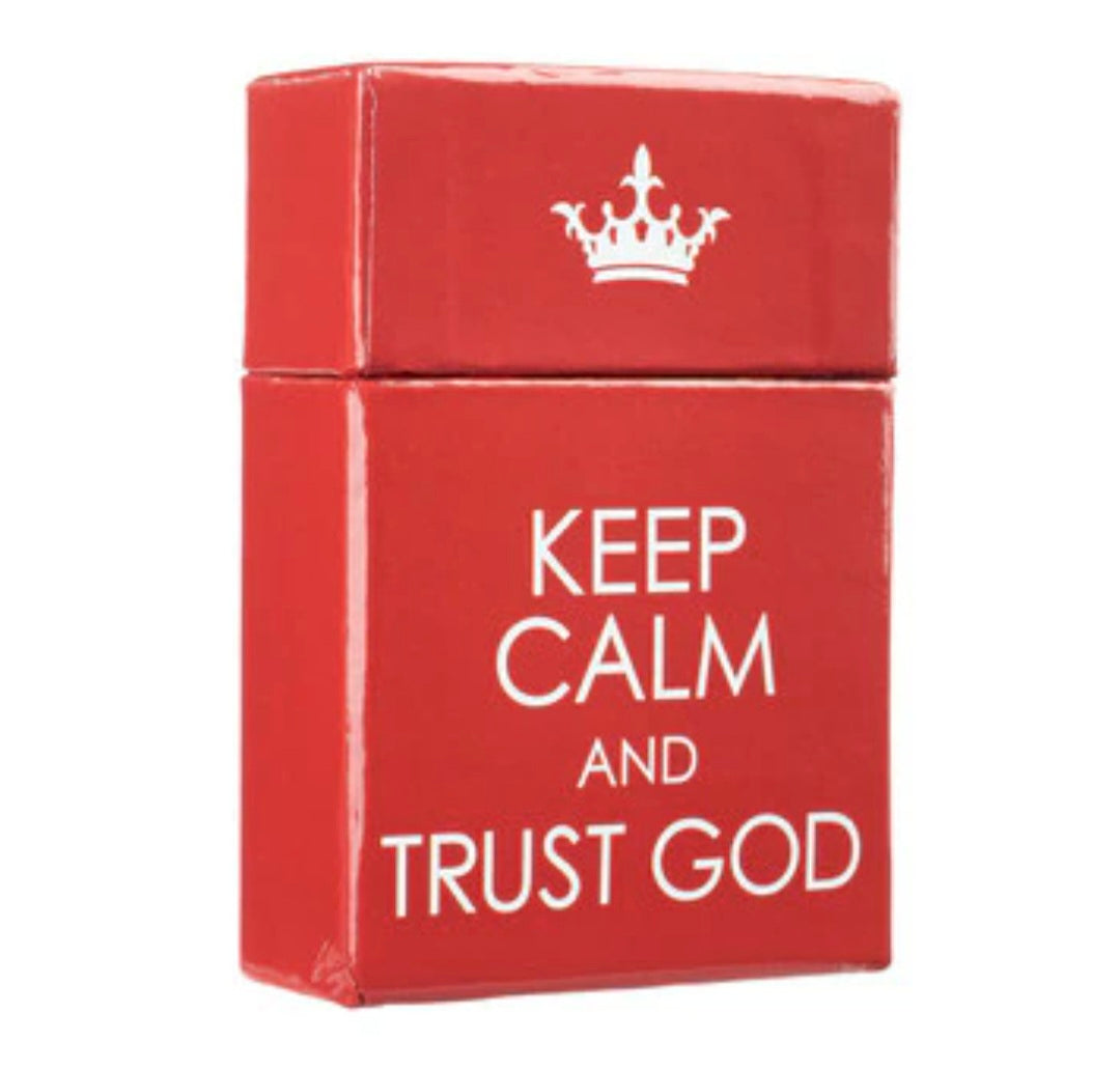 Keep Calm and Trust God Box of Blessings