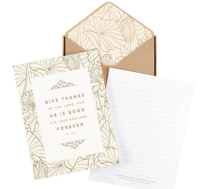 Writing Paper Give Thanks Gift Set