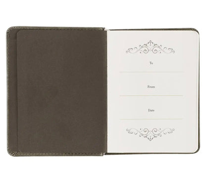 New
Daily Prayers for Graduates Gray Faux Leather Devotional