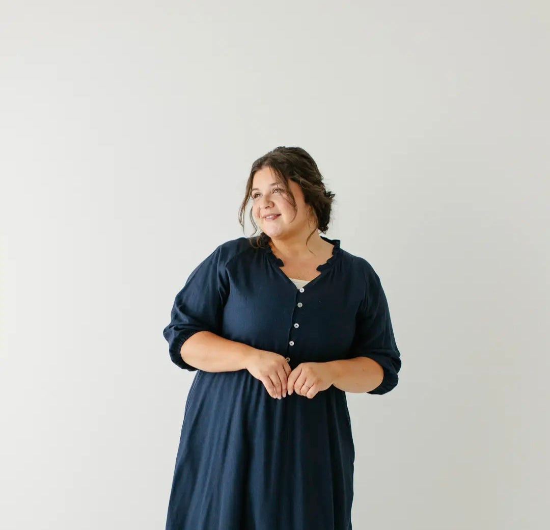 Kenzi' Ruffle Detail Maxi Dress