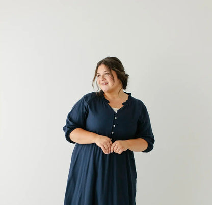 Kenzi' Ruffle Detail Maxi Dress