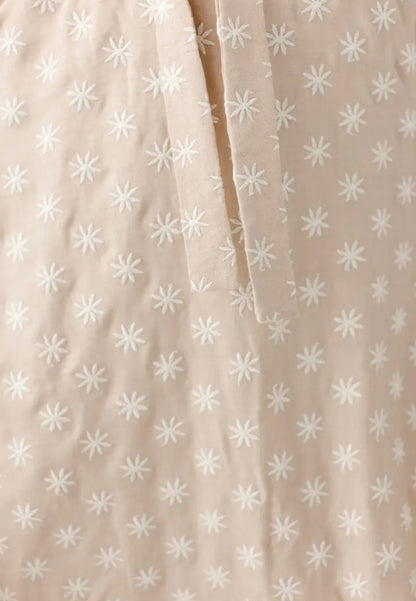 Ramona Embroidered Flower Midi Dress
